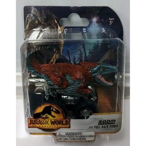 Jurassic World Dominion Zoom Riders, PYRORAPTOR Toy Fig Park Rare (GW/B-1.15)